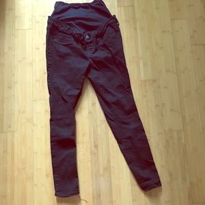 Black maternity pants